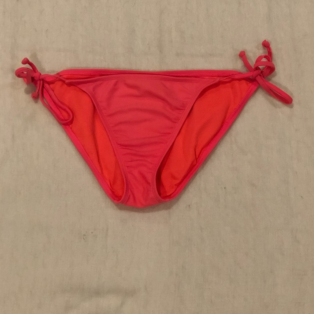 Old Navy: Neon Pink Low Rise Swimsuit Bottoms
